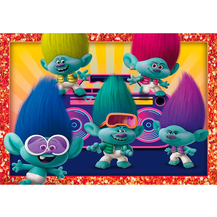 Puzzle 4in1 Trolls 3 21527