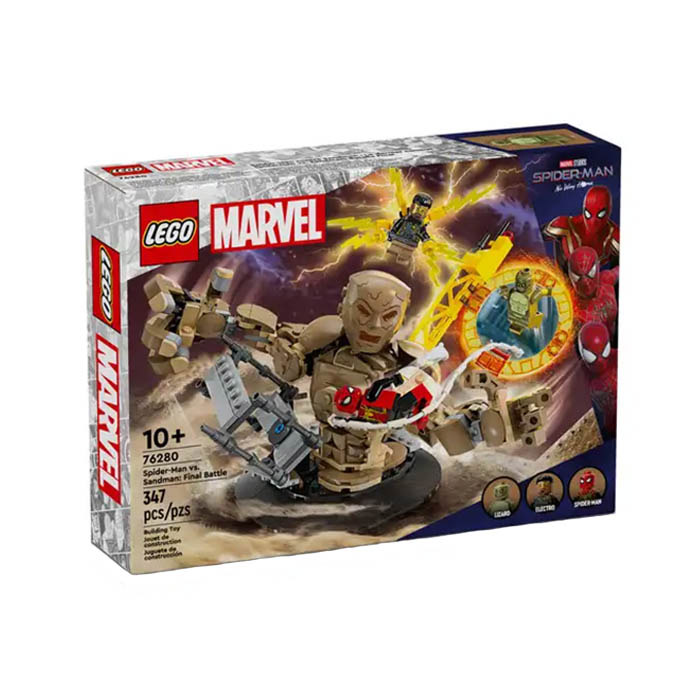 Lego Marvel Spider-Man Человек-паук против Песочный человек: Финальная битва 76280