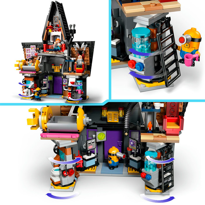 Lego Minions Resedinta de familie a lui Gru si a minionilor Minions 75583