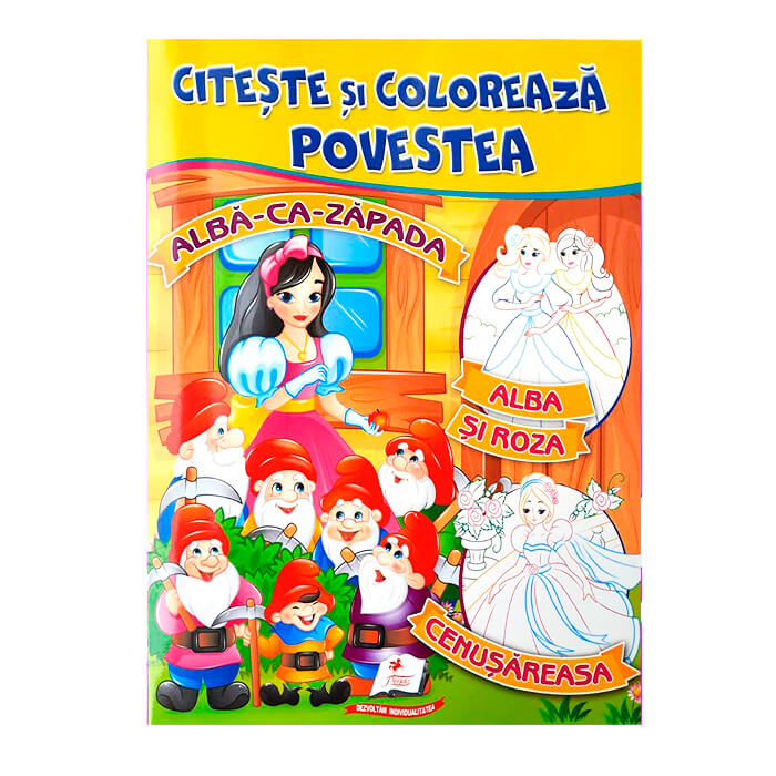 Citeste si color Alba ca Zapada 662755