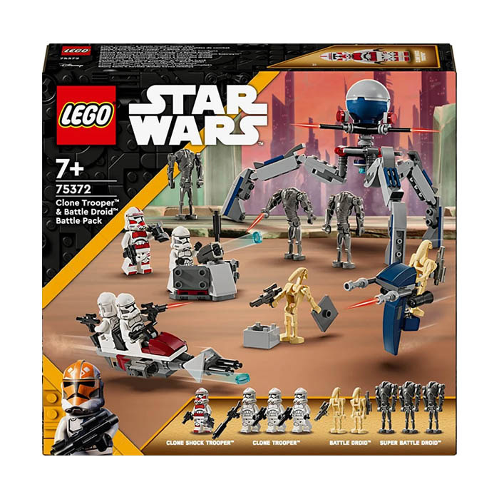 Lego Боевой набор Clone Trooper и Battle Droid 75372