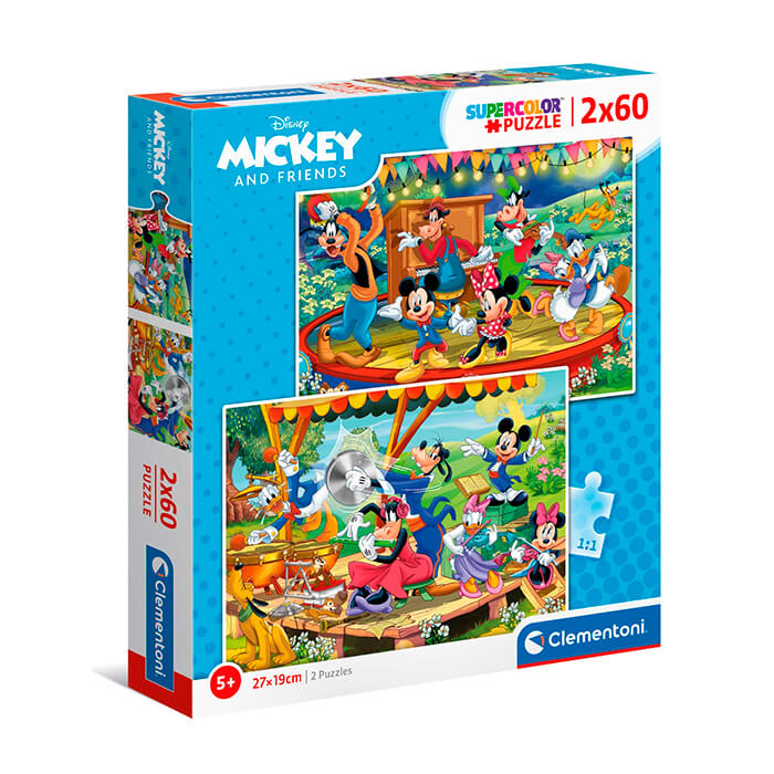 Пазл 2x60 Micky and friends 21620