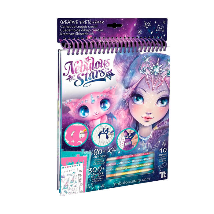 Sketchbook cu autocolan Nebulous Stars 11101