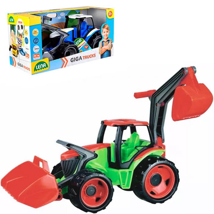 Трактор с лопатой и ковшом  02081