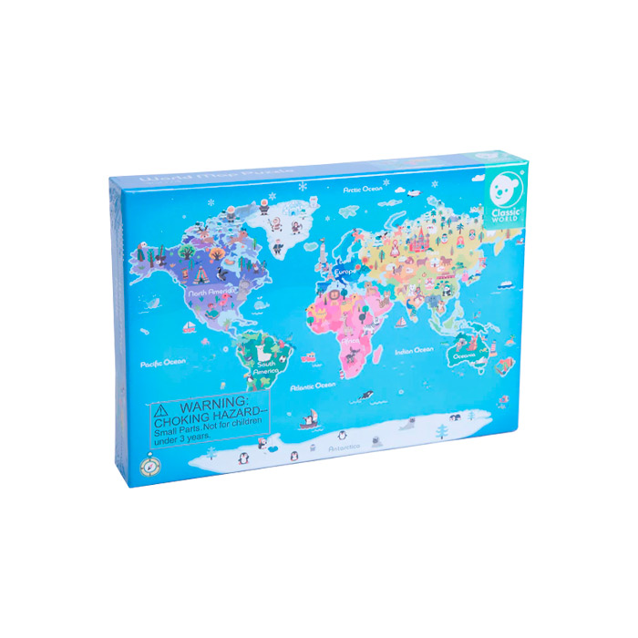 Puzzle 48 "Harta lumii" Classic world 40074