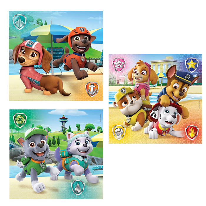 Puzzle 3х48 Paw Patrol 25301