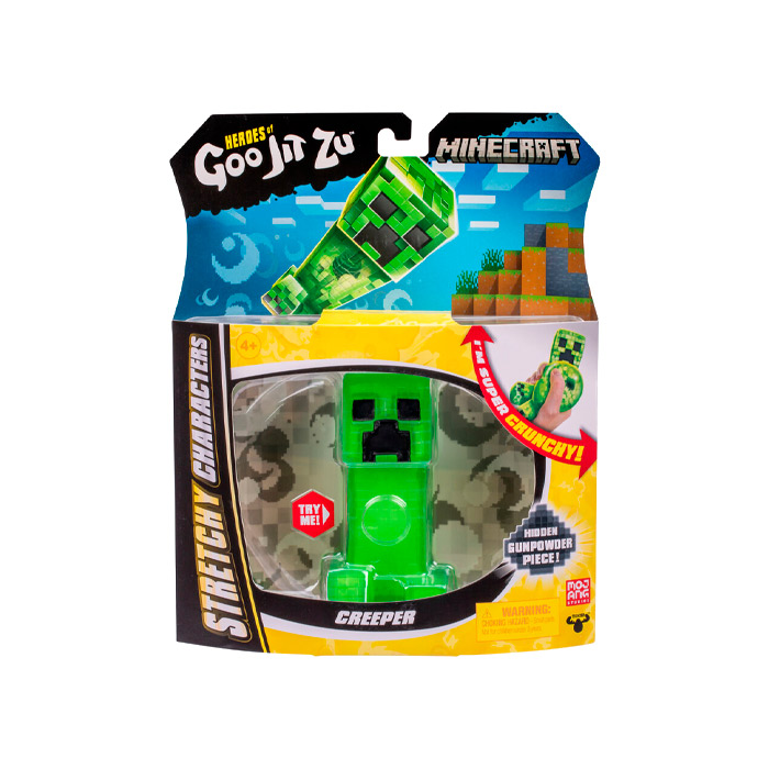 Figurina-antistres "Goo Jit Zu" Minecraft Creeper 42959