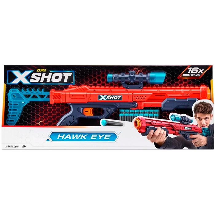 Бластер X-shot "Hawk Eye" 36435