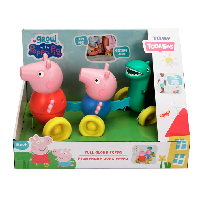 Foto Trenuletul tractabil Peppa E73527 Trenuletul tractabil Peppa E73527