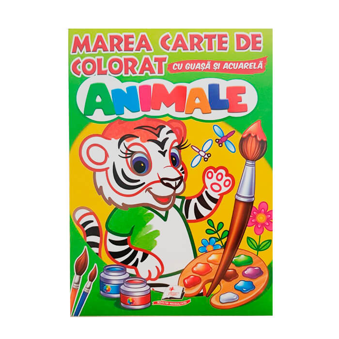 Marea carte de colorat_Animale/Acuarela  664834