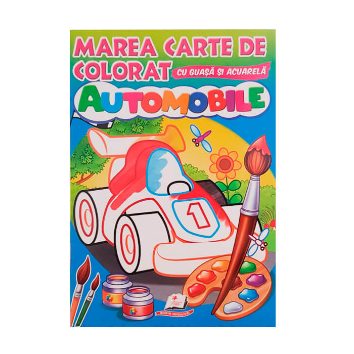 Marea carte de colorat_Automobile/Acuarela  664117