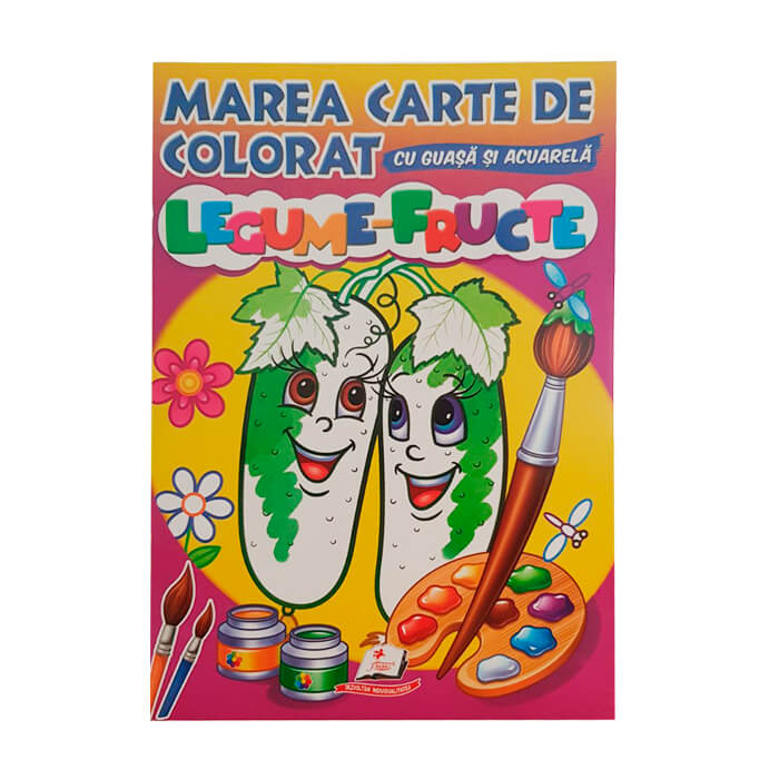 Marea carte de colorat_Legume Fructe/Acuarela  664087