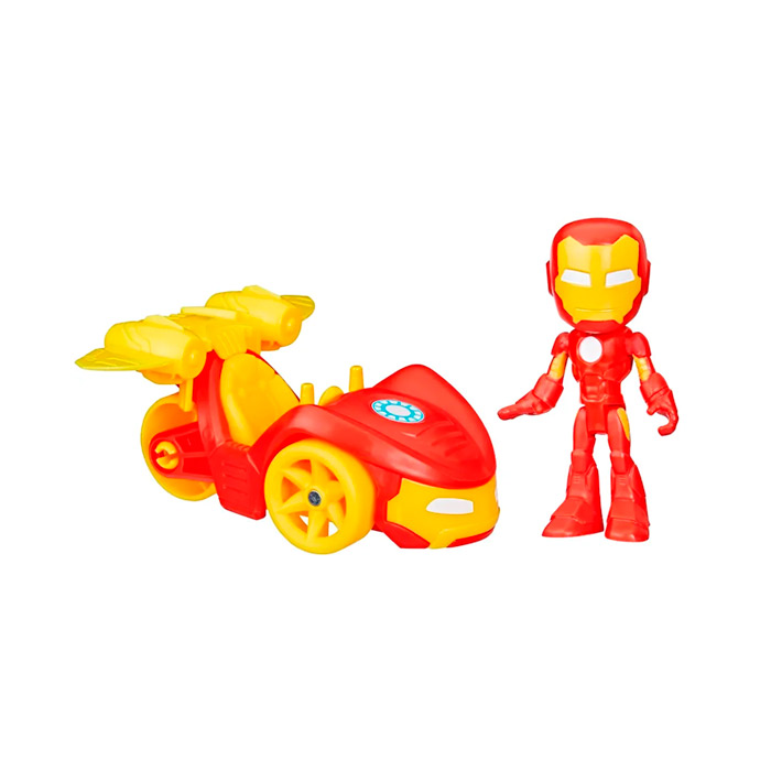 Set de joc masina + figurina Iron-Man F7458