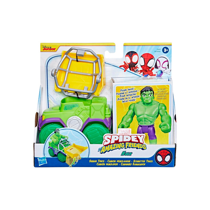 Set de joc masina + figurina Hulk F7457