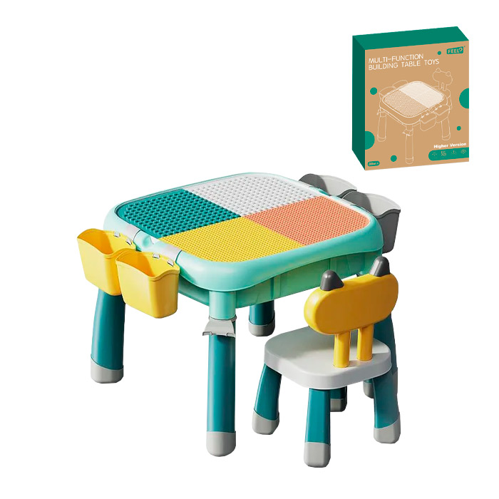 Cтол и стул с конструктором Feelo FL1634