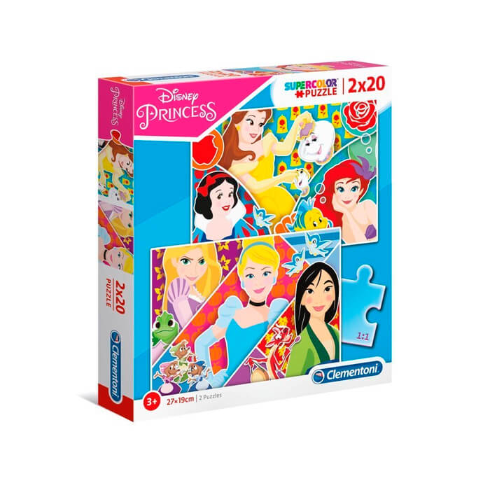 Puzzle 2x20 Printesa Disney 24766