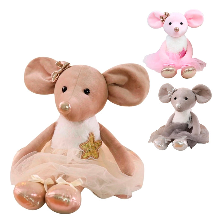 Jucarie moale Soarece 36cm JR6219