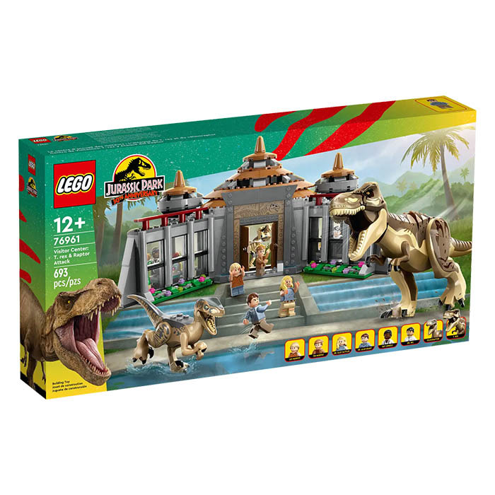 Lego Центр для посетителей: атака T. rex и Raptor 76961