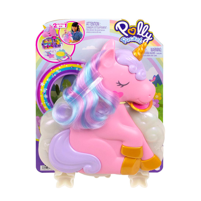 Игровой набор  Polly Pocket Rainbow Unicorn HKV51