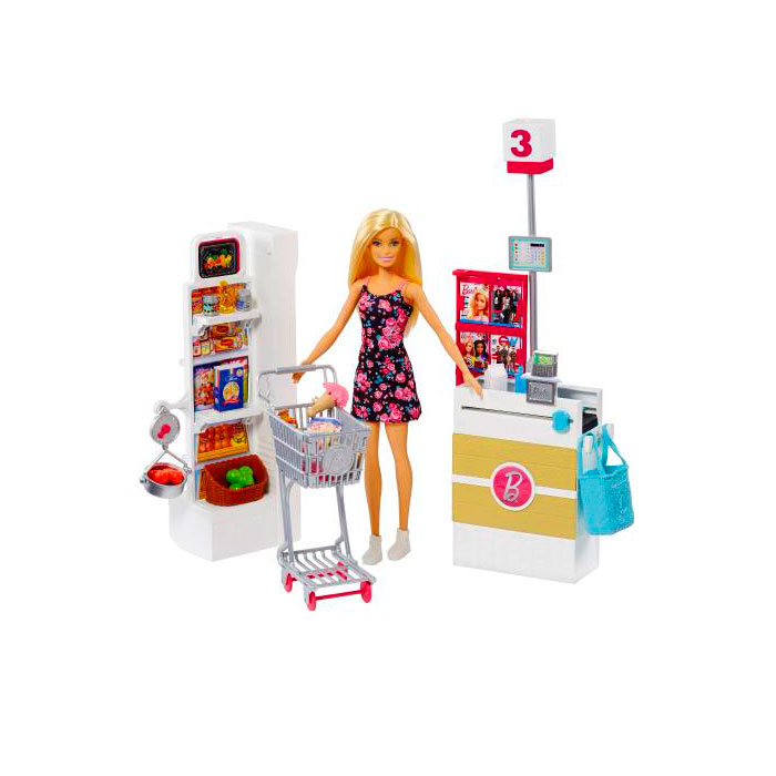 Set Barbie Supermarket FRP01