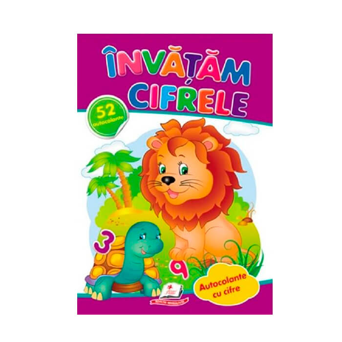 Invatam cifrele. 52 autocolante 478993