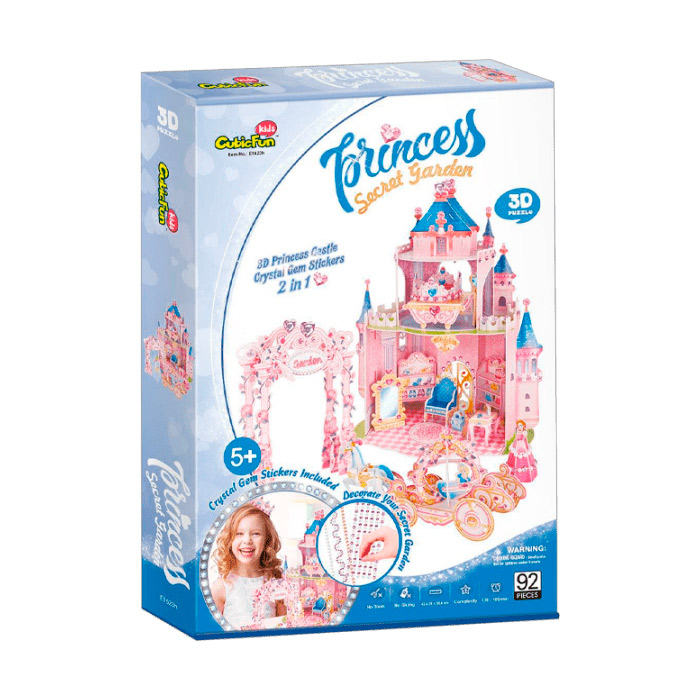 3D puzzle Cubicfun Gradina Secreta a Printesei E1623h