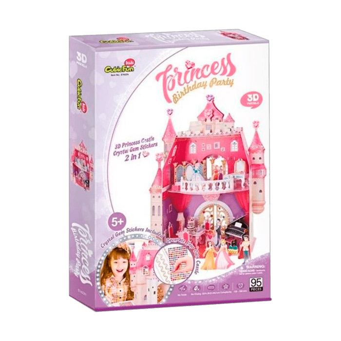3D puzzle Cubicfun Aniversarea printesei E1622h