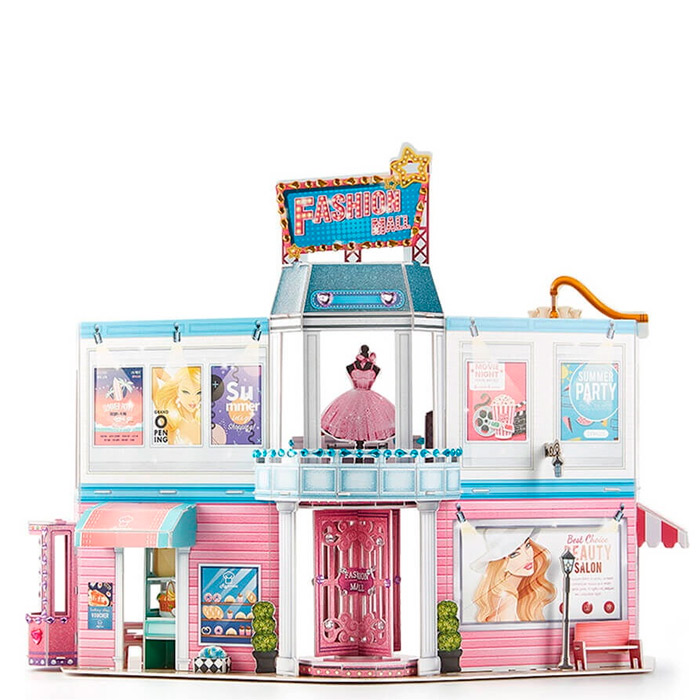 3D puzzle Cubicfun Mall modern pentru super vedete E1617h