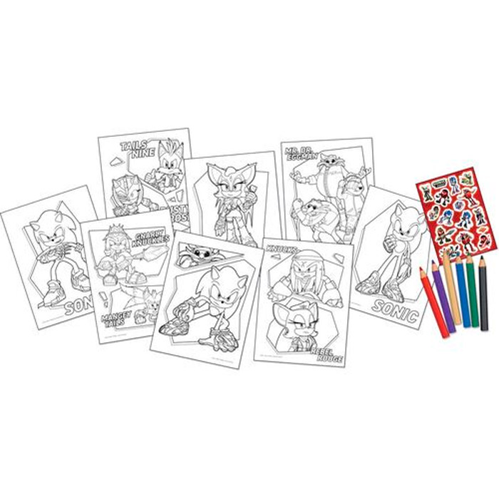 Desene de colorat "Sonic" Kids SN00014