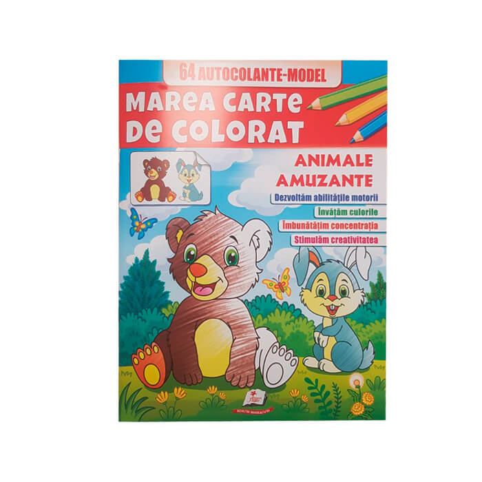 Marea cartea de colorat_Animale amuzante