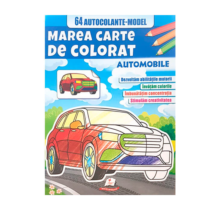 Marea cartea de colorat_Automobile 666623