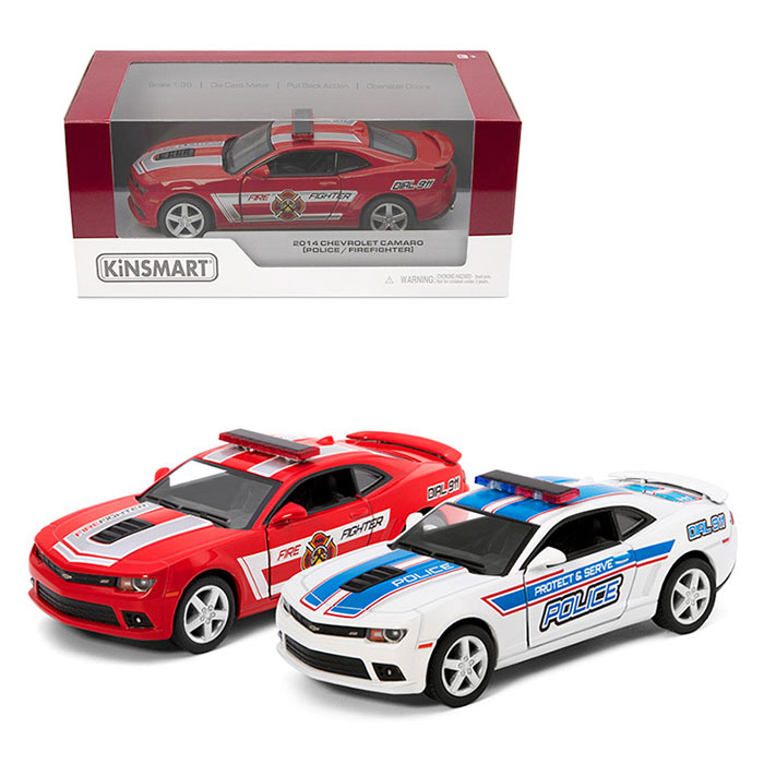 Машина Chevrolet Camaro "Kinsmart" Полиция/Пожарная KT5383WPR