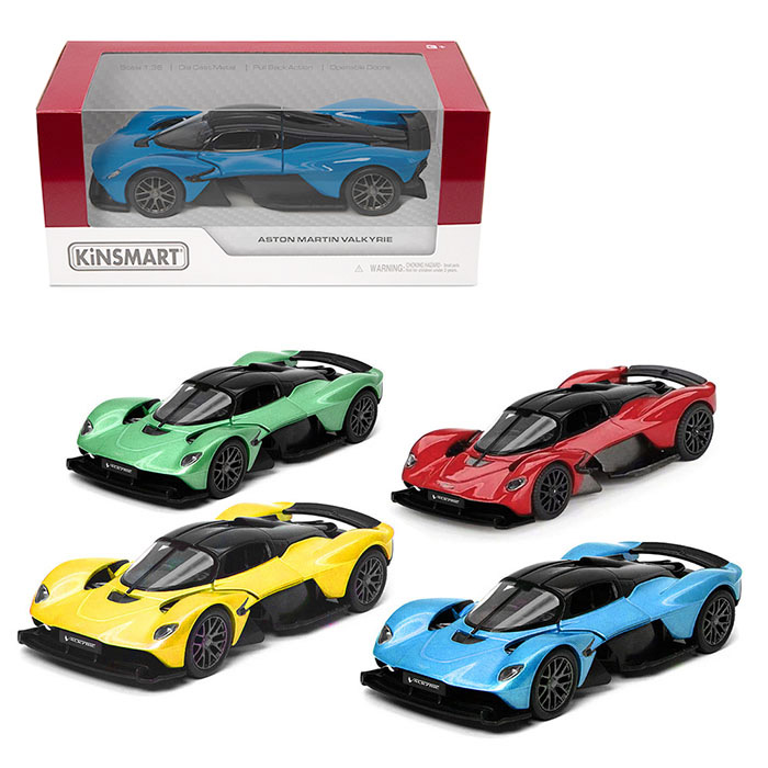 Машина Aston Martin Valkyrie "Kinsmart" KT5470W